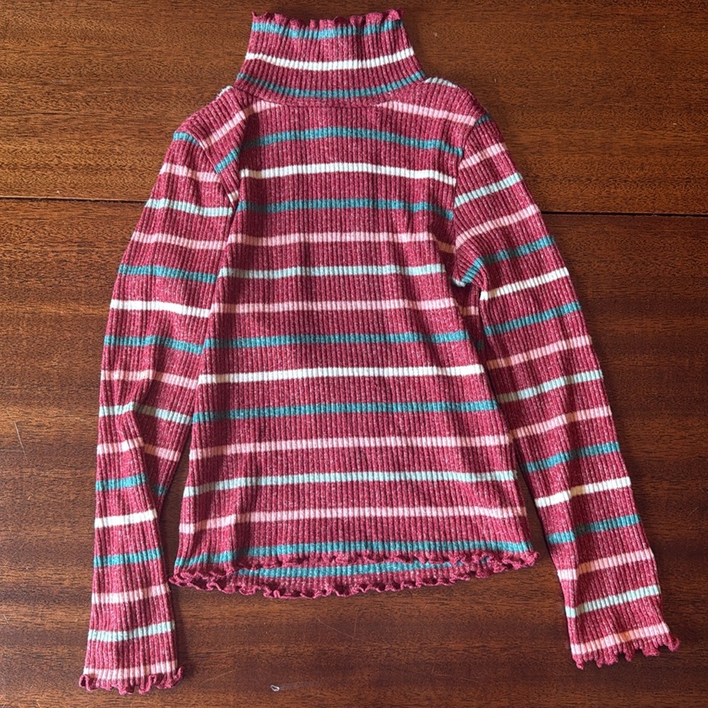 Wonder Nation Red Striped Sweater